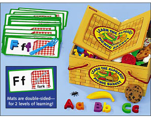 PP0024 Learn the Alphabet Picnic Basket