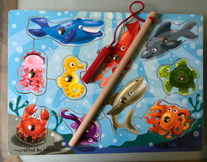 PP0188 Fishing Magnetic puzzle