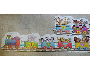 TD0218 Animal counting train puzzle