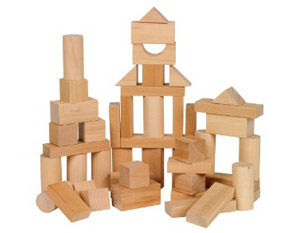 TD0002 Natural Wooden Blocks