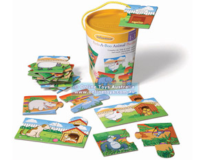 TD0036 Peek A Boo Animal Puzzle