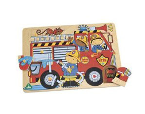 TD0049 Fire Engine Peg Puzzle