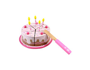 TD0126 Cut & Play Wooden Birthday Cake