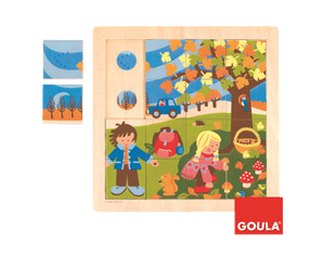 TD0178 Wooden Autumn Puzzle