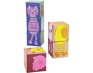 TD0211 Farm 4 Cube puzzle