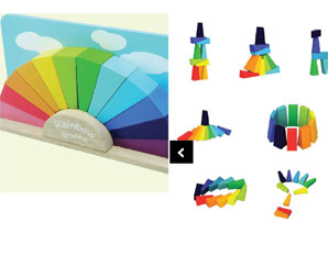 TD0275 Rainbow building blocks