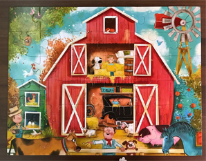 TD0292 - Busy barnyard giant puzzle